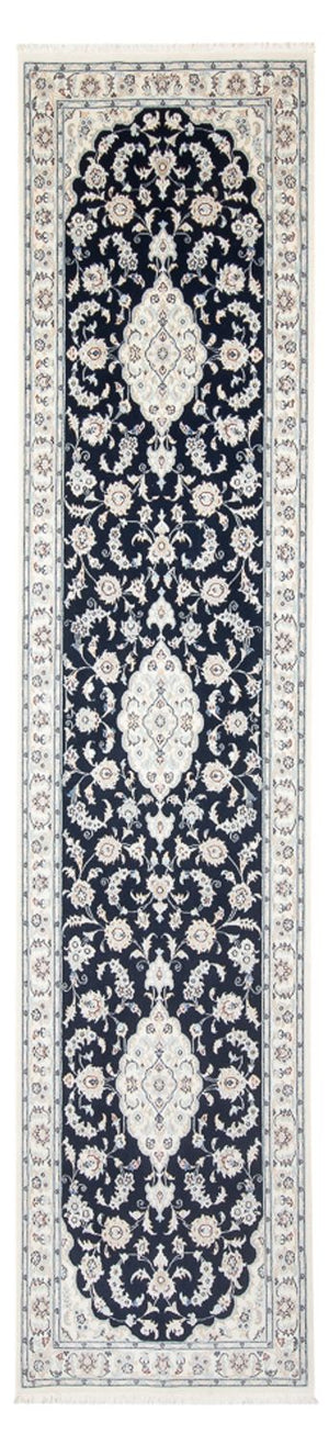 Biegacz Dywan perski - Nain - Premium - 344 x 90 cm - ciemnoniebieski