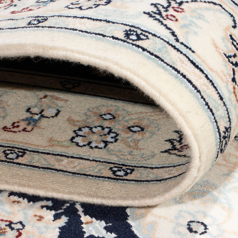 Biegacz Dywan perski - Nain - Premium - 344 x 90 cm - ciemnoniebieski