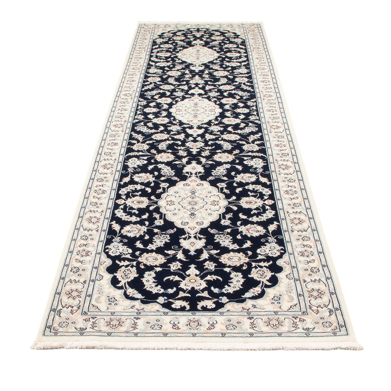 Biegacz Dywan perski - Nain - Premium - 344 x 90 cm - ciemnoniebieski