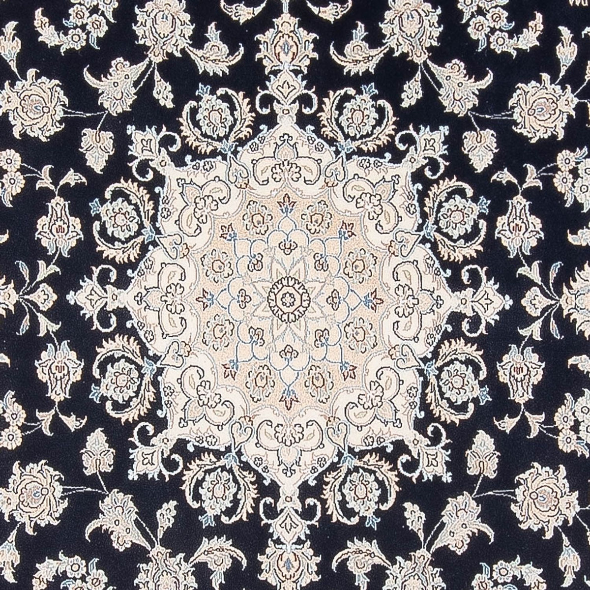 Perserteppich - Nain - Premium - 301 x 202 cm - dunkelblau