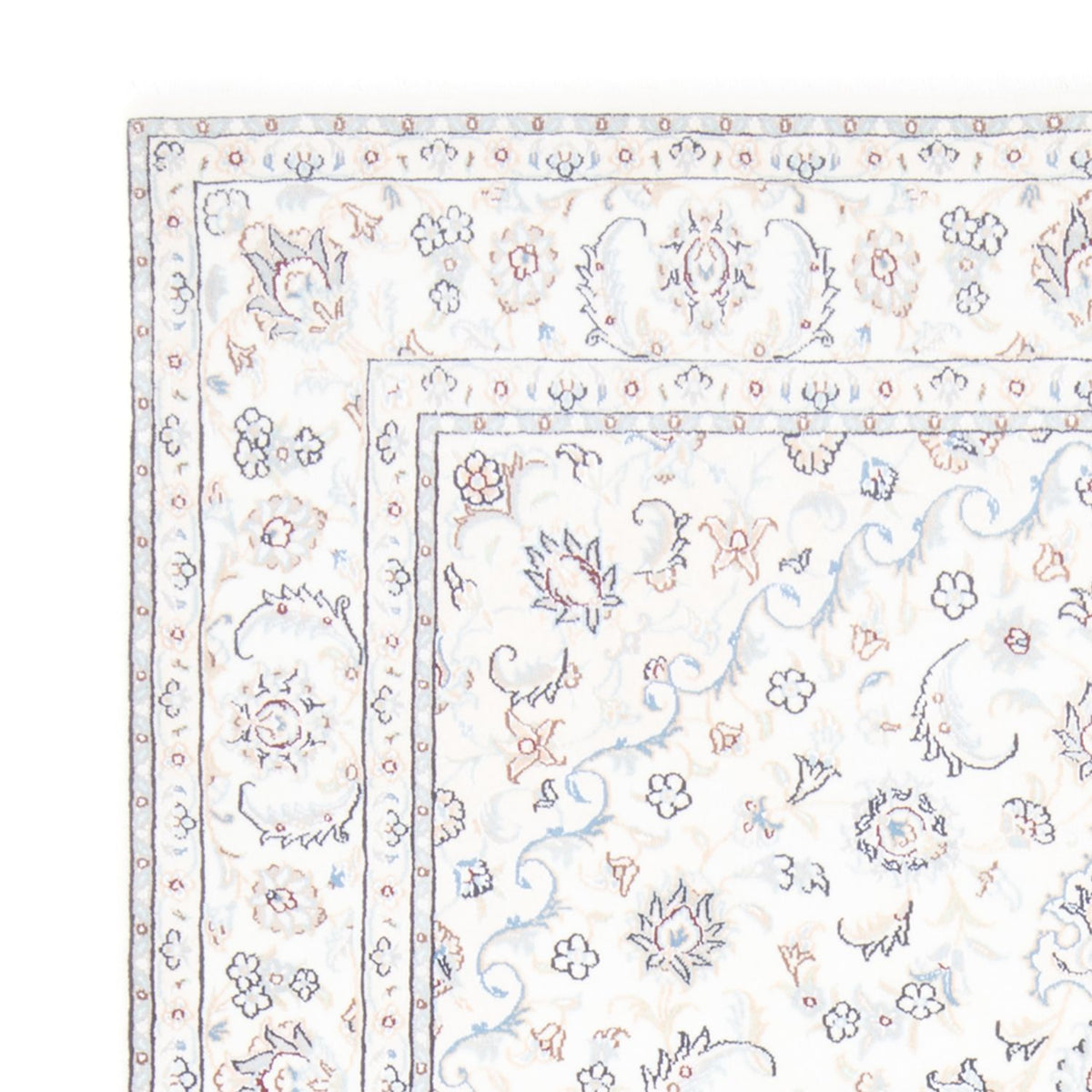 Dywan perski - Nain - Królewski - 198 x 150 cm - kremowy