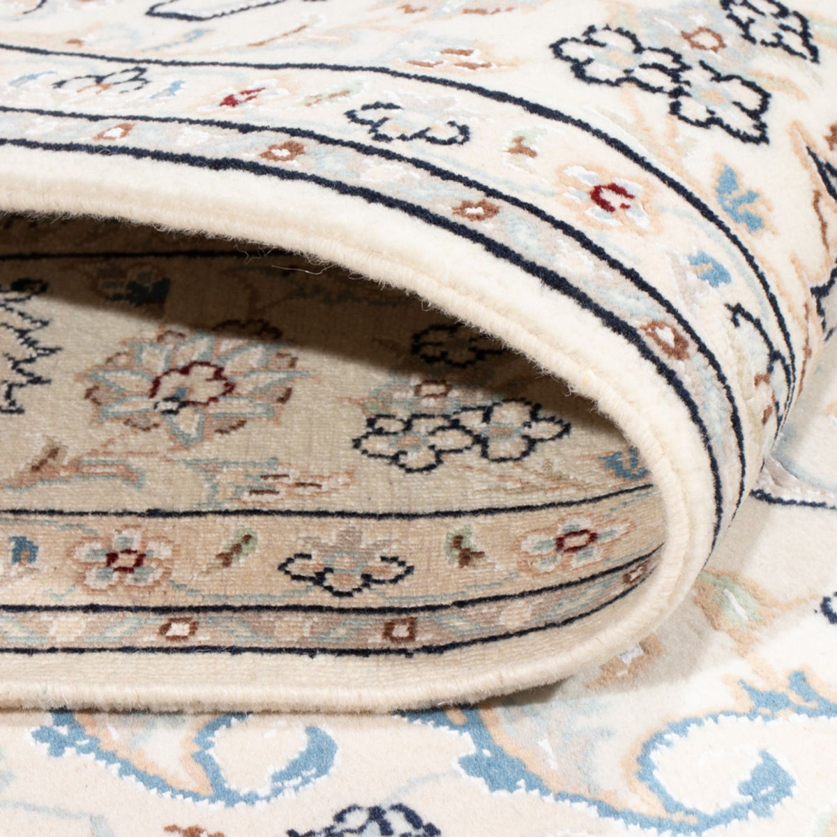 Dywan perski - Nain - Królewski - 198 x 150 cm - kremowy