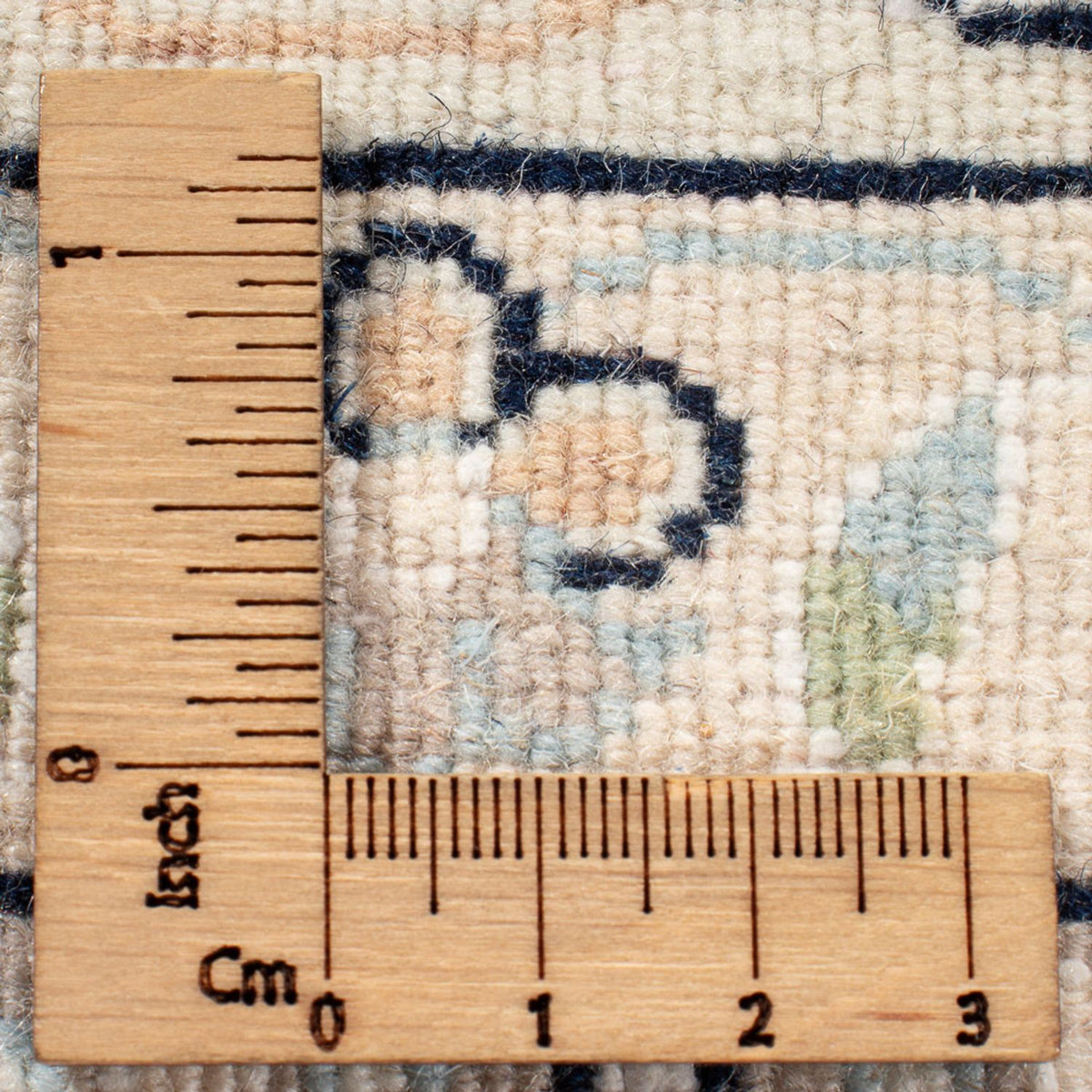 Dywan perski - Nain - Premium - 196 x 148 cm - ciemnoniebieski