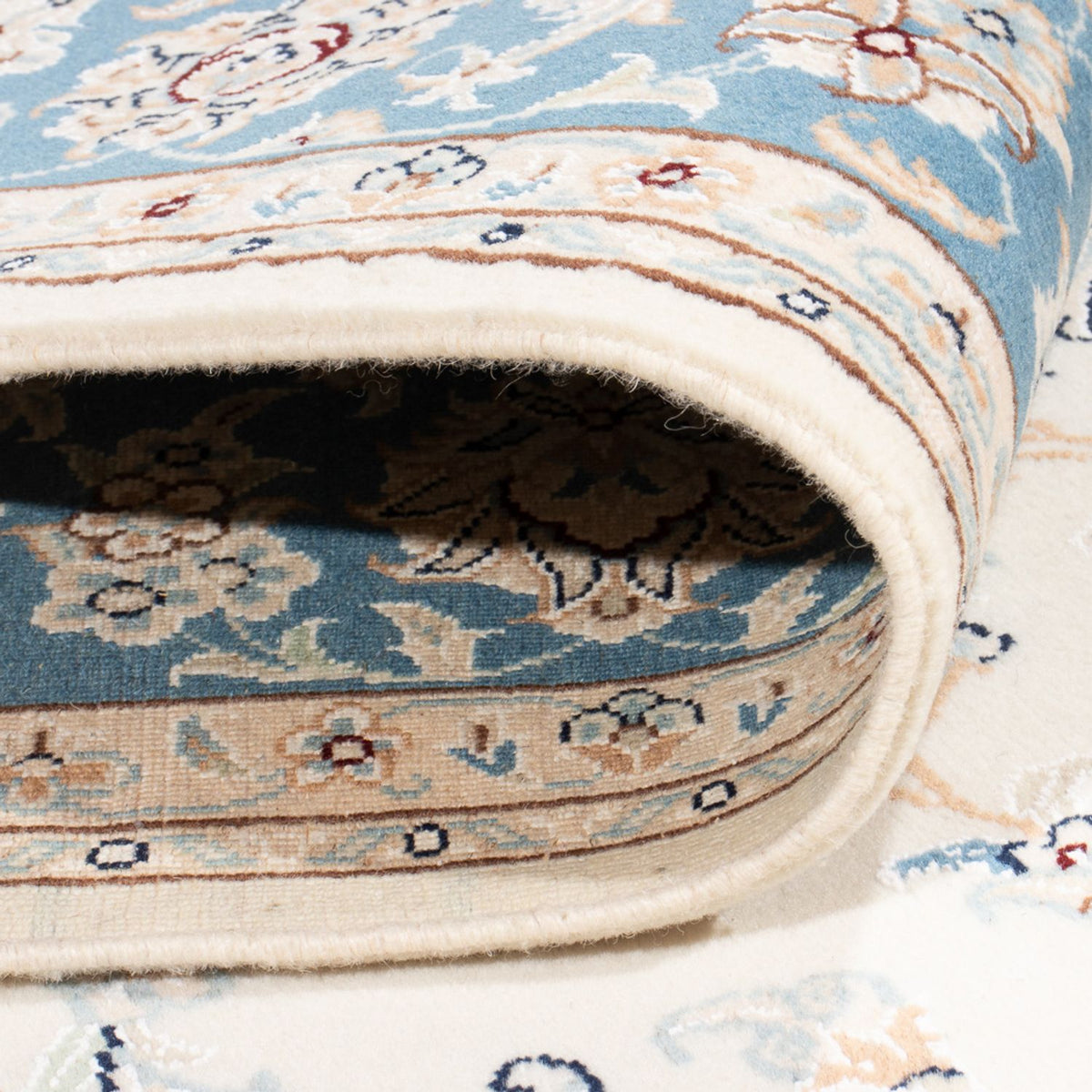 Dywan perski - Nain - Premium - 198 x 152 cm - kremowy