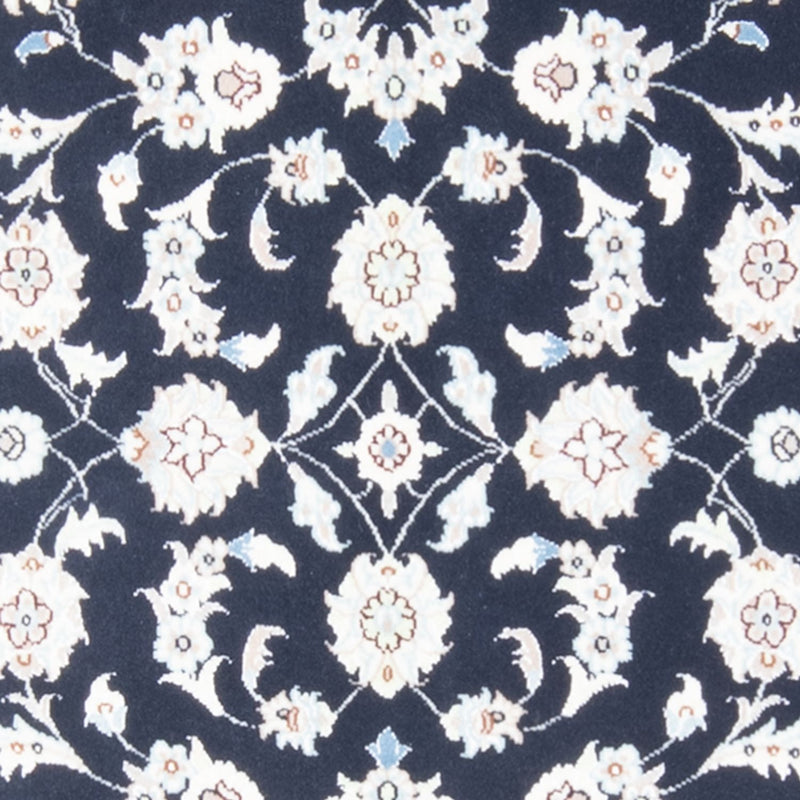 Biegacz Dywan perski - Nain - Królewski - 195 x 81 cm - ciemnoniebieski