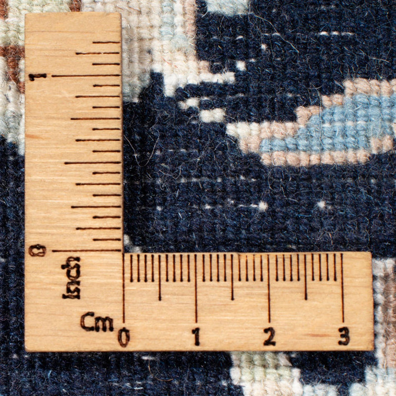 Biegacz Dywan perski - Nain - Królewski - 195 x 81 cm - ciemnoniebieski