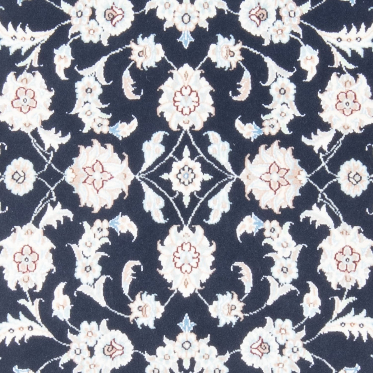 Biegacz Dywan perski - Nain - Królewski - 197 x 80 cm - ciemnoniebieski