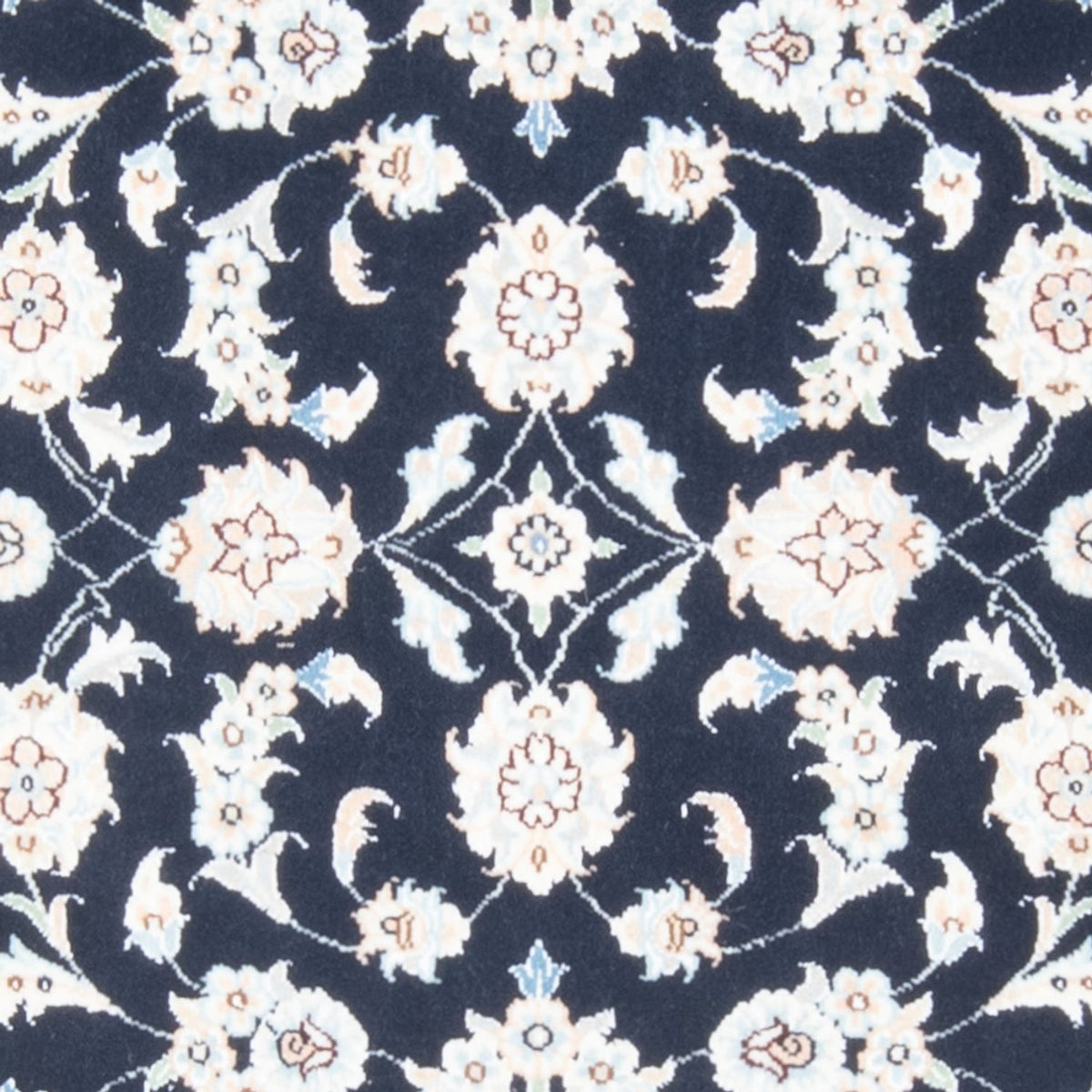 Biegacz Dywan perski - Nain - Królewski - 194 x 80 cm - ciemnoniebieski