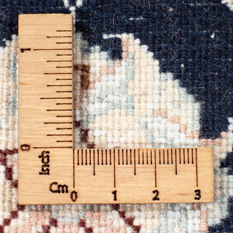 Biegacz Dywan perski - Nain - Królewski - 194 x 80 cm - ciemnoniebieski