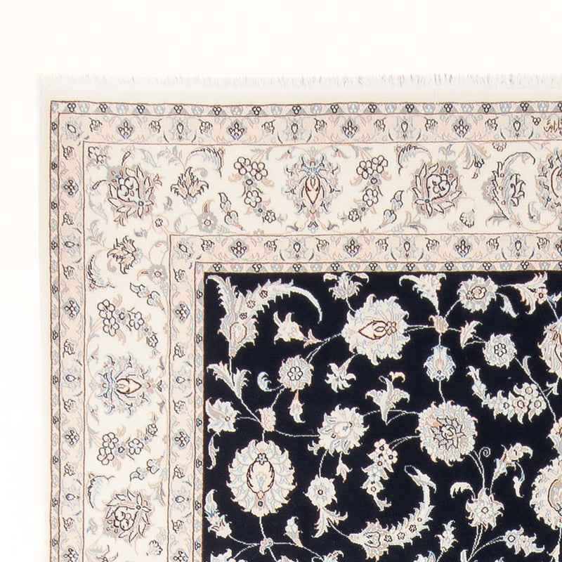 Dywan perski - Nain - Premium - 297 x 200 cm - ciemnoniebieski