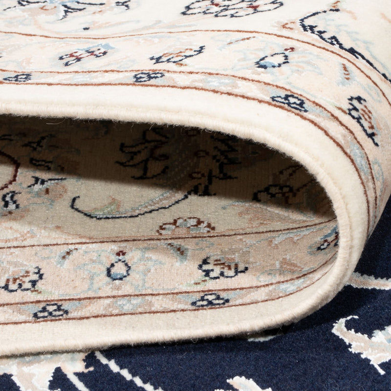 Dywan perski - Nain - Premium - 297 x 200 cm - ciemnoniebieski