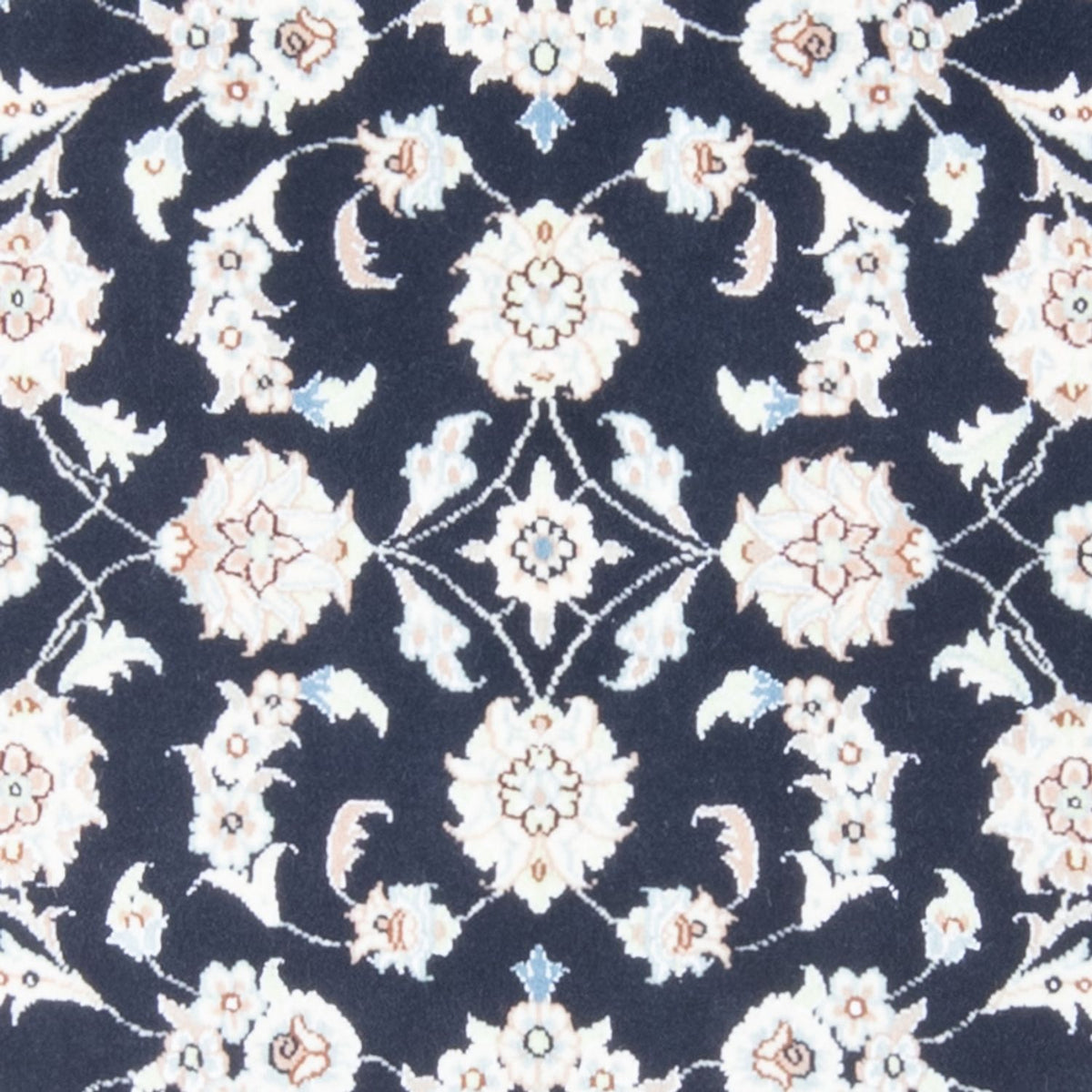 Biegacz Dywan perski - Nain - Królewski - 196 x 80 cm - ciemnoniebieski