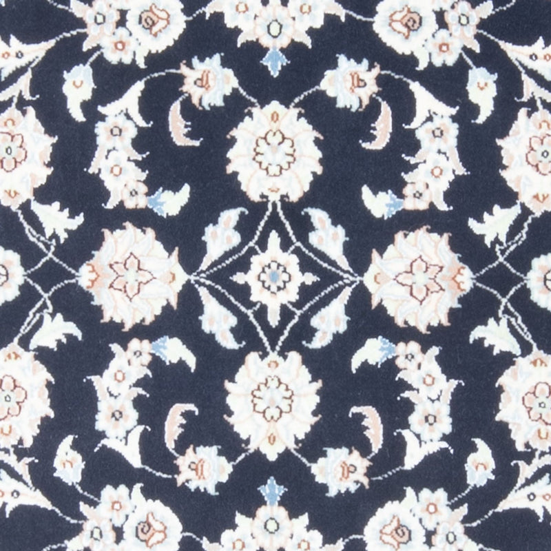 Biegacz Dywan perski - Nain - Królewski - 196 x 80 cm - ciemnoniebieski