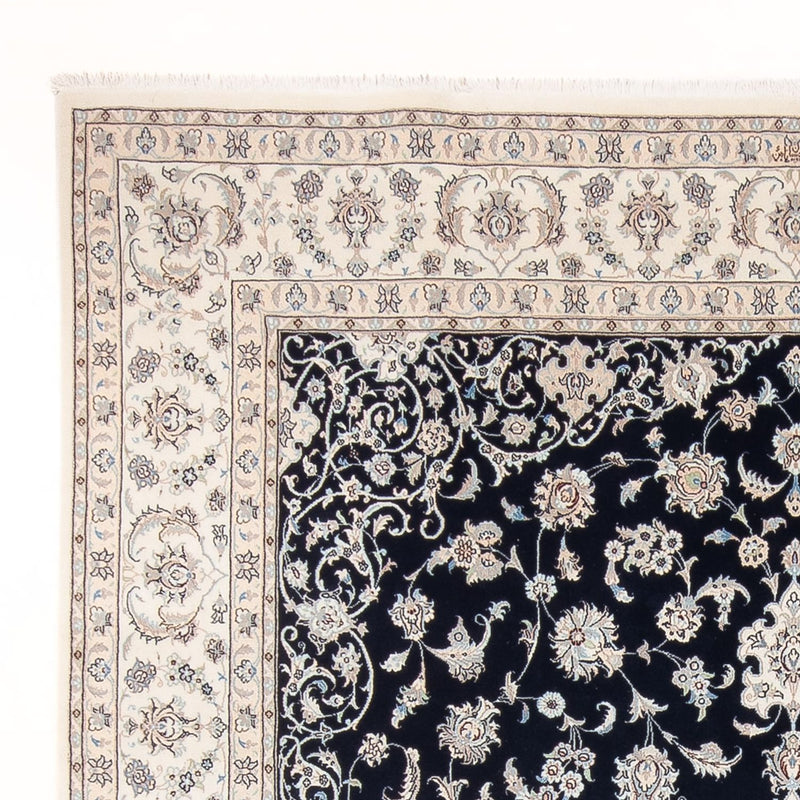 Dywan perski - Nain - Premium - 300 x 247 cm - ciemnoniebieski