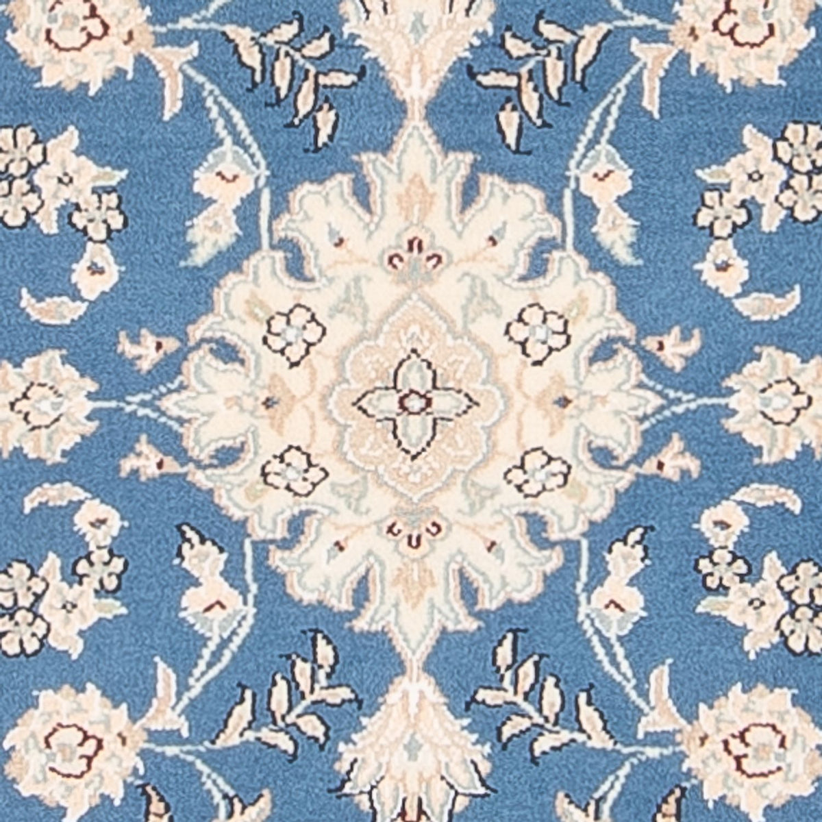 Dywan perski - Nain - 88 x 59 cm - niebieski