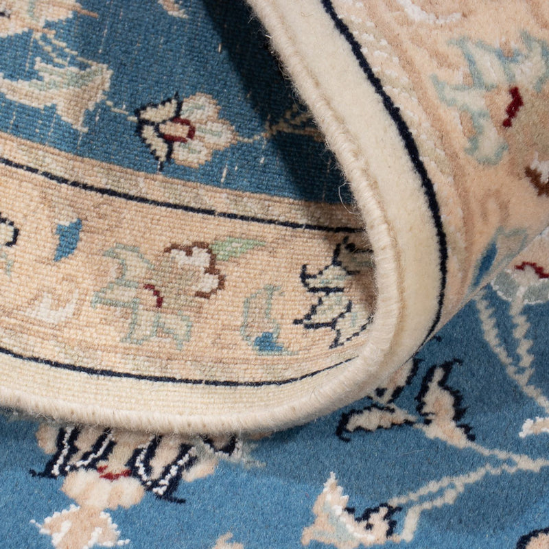 Dywan perski - Nain - 88 x 59 cm - niebieski