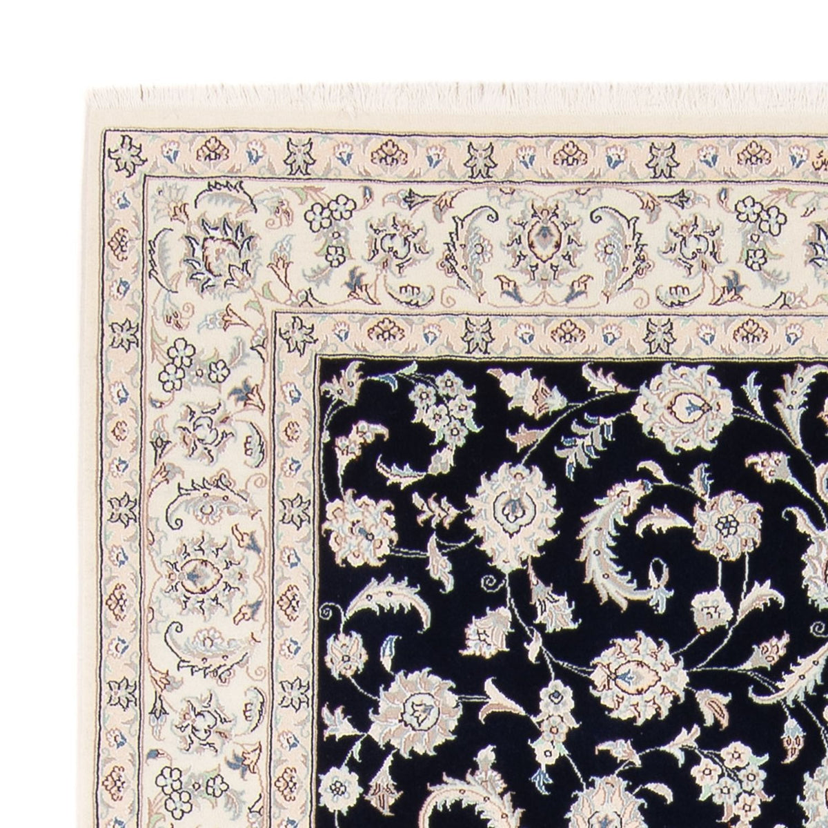 Dywan perski - Nain - 233 x 170 cm - ciemnoniebieski