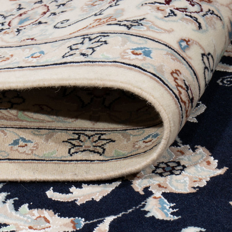 Dywan perski - Nain - 233 x 170 cm - ciemnoniebieski