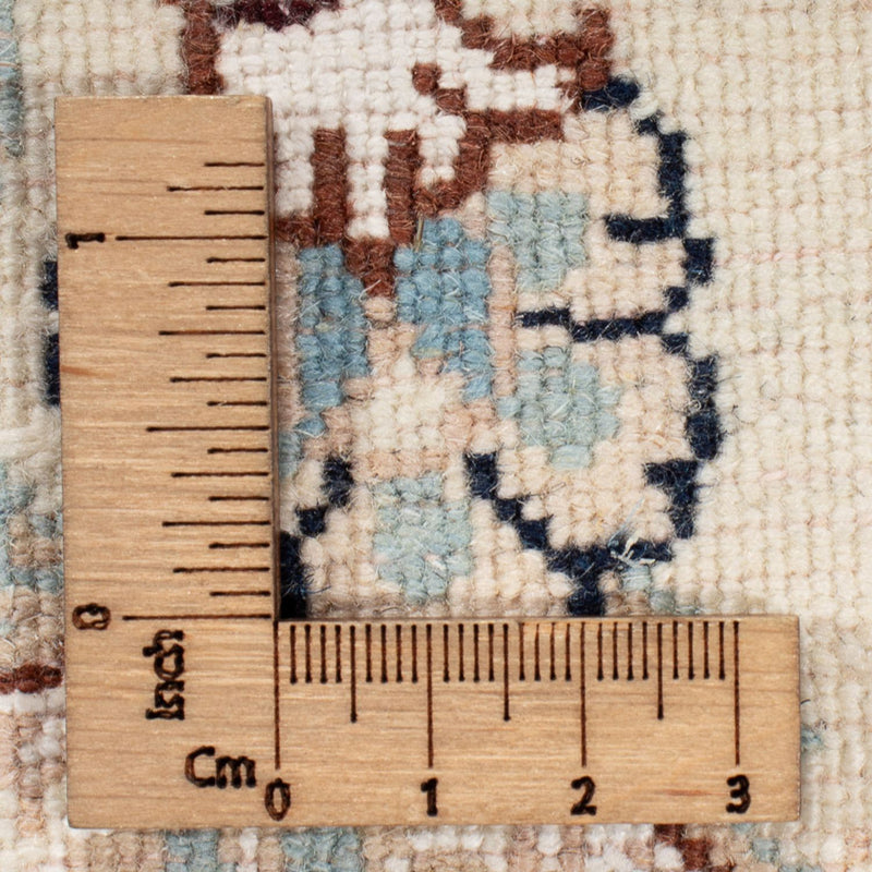 Dywan perski - Nain okrągły  - 202 x 202 cm - ciemnoniebieski