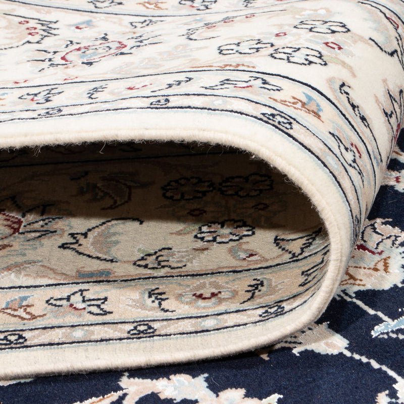 Dywan perski - Nain - Premium - 298 x 198 cm - ciemnoniebieski