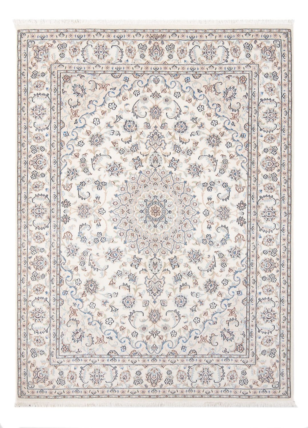 Dywan perski - Nain - Premium - 202 x 150 cm - kremowy