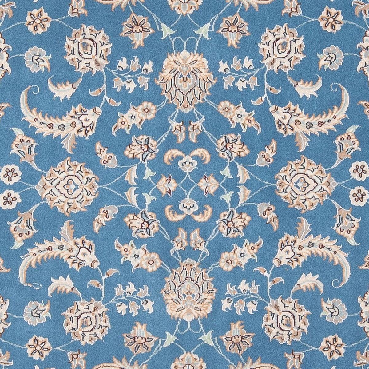 Dywan perski - Nain - Premium - 202 x 150 cm - niebieski