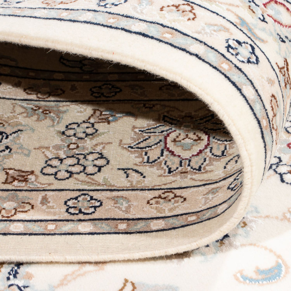 Dywan perski - Nain - Premium - 200 x 150 cm - kremowy