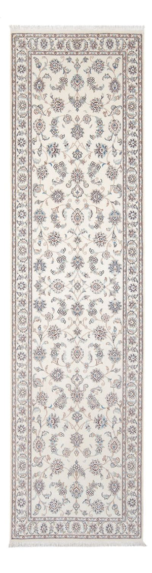 Biegacz Dywan perski - Nain - Premium - 309 x 90 cm - kremowy