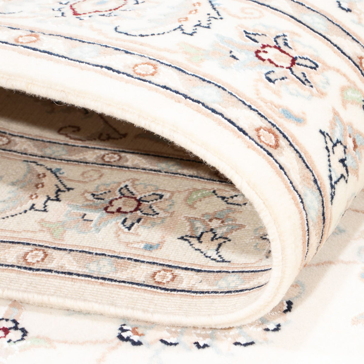 Biegacz Dywan perski - Nain - Premium - 309 x 90 cm - kremowy