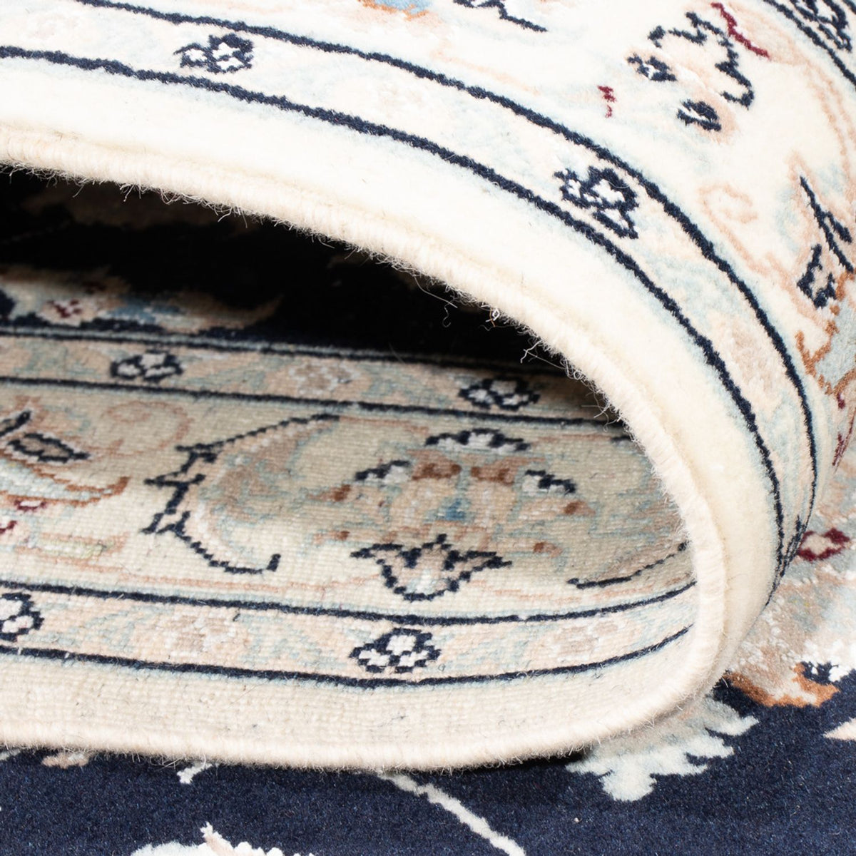 Biegacz Dywan perski - Nain - Premium - 297 x 82 cm - ciemnoniebieski