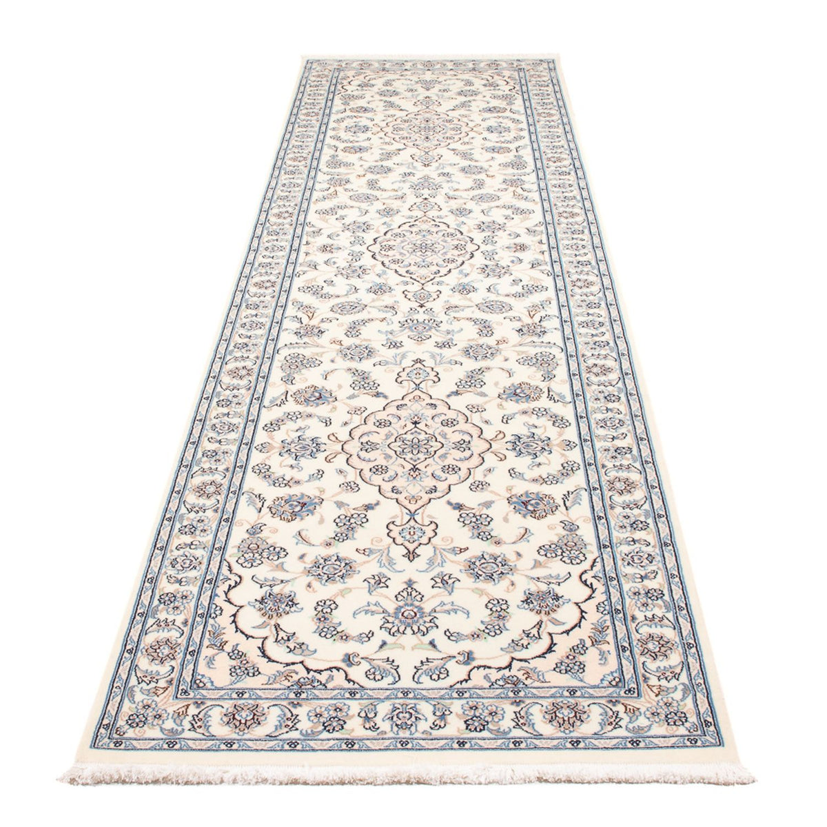 Biegacz Dywan perski - Nain - Premium - 343 x 84 cm - kremowy