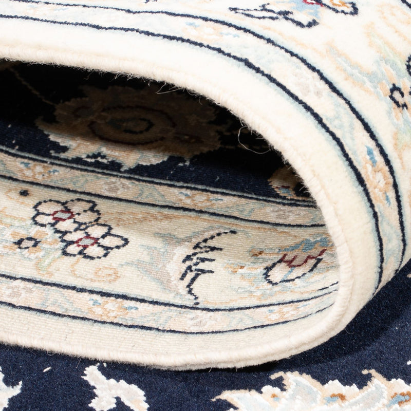 Biegacz Dywan perski - Nain - Premium - 304 x 81 cm - ciemnoniebieski