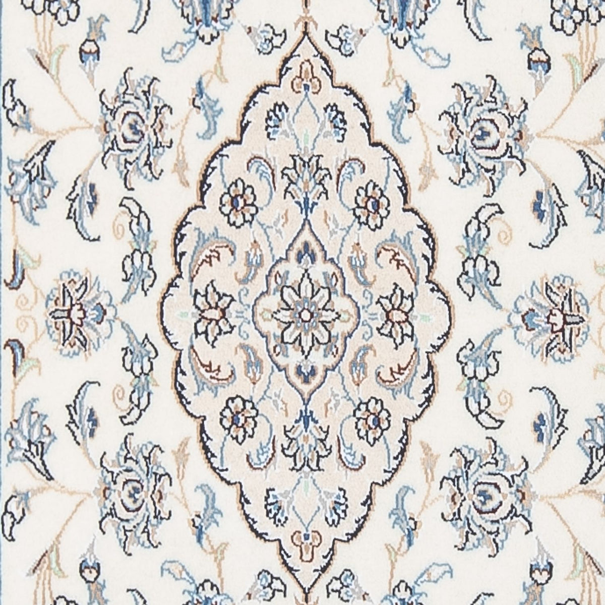 Biegacz Dywan perski - Nain - Premium - 345 x 84 cm - kremowy