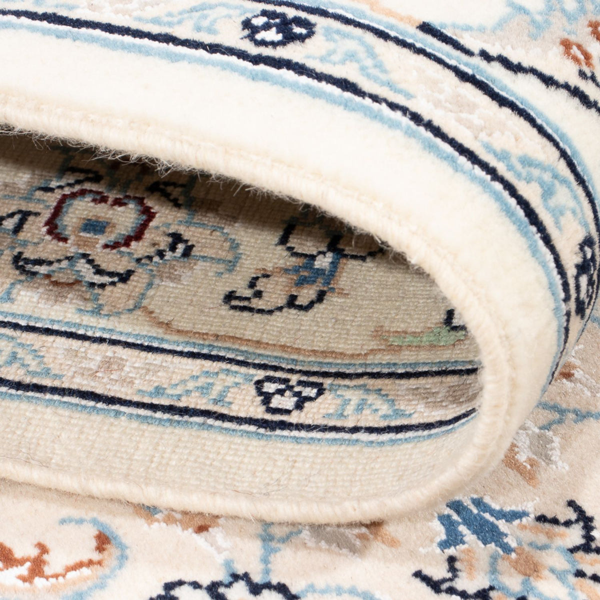 Biegacz Dywan perski - Nain - Premium - 345 x 84 cm - kremowy