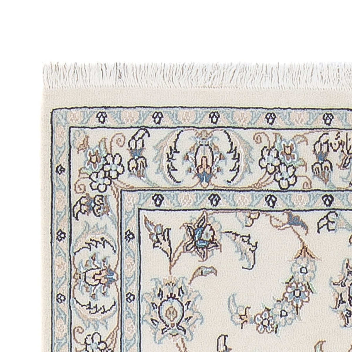 Biegacz Dywan perski - Nain - Premium - 301 x 85 cm - kremowy