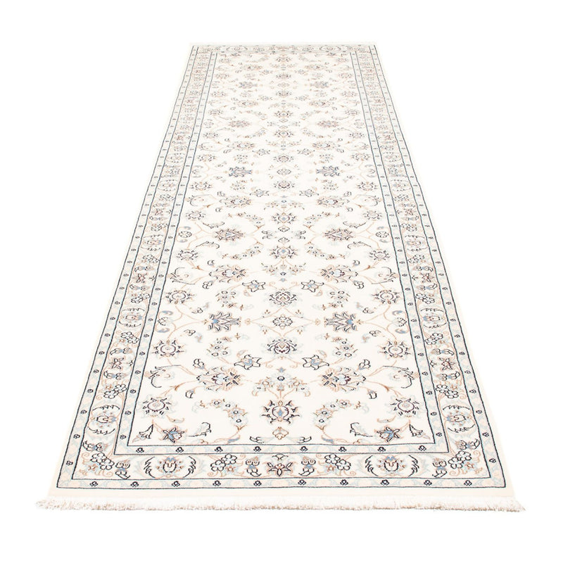 Biegacz Dywan perski - Nain - Premium - 301 x 85 cm - kremowy