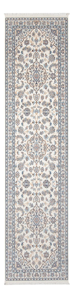Biegacz Dywan perski - Nain - Premium - 297 x 81 cm - kremowy