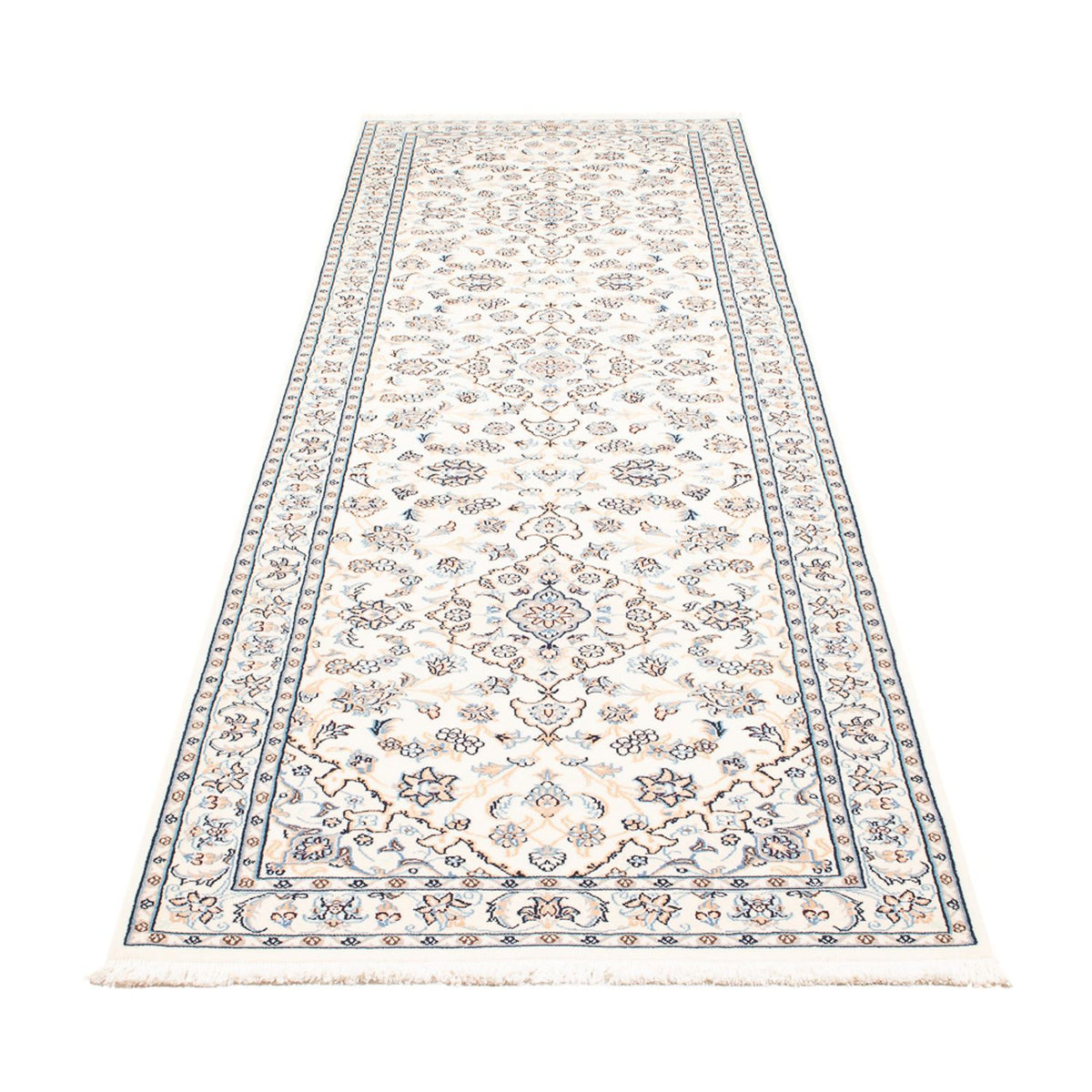 Biegacz Dywan perski - Nain - Premium - 297 x 81 cm - kremowy