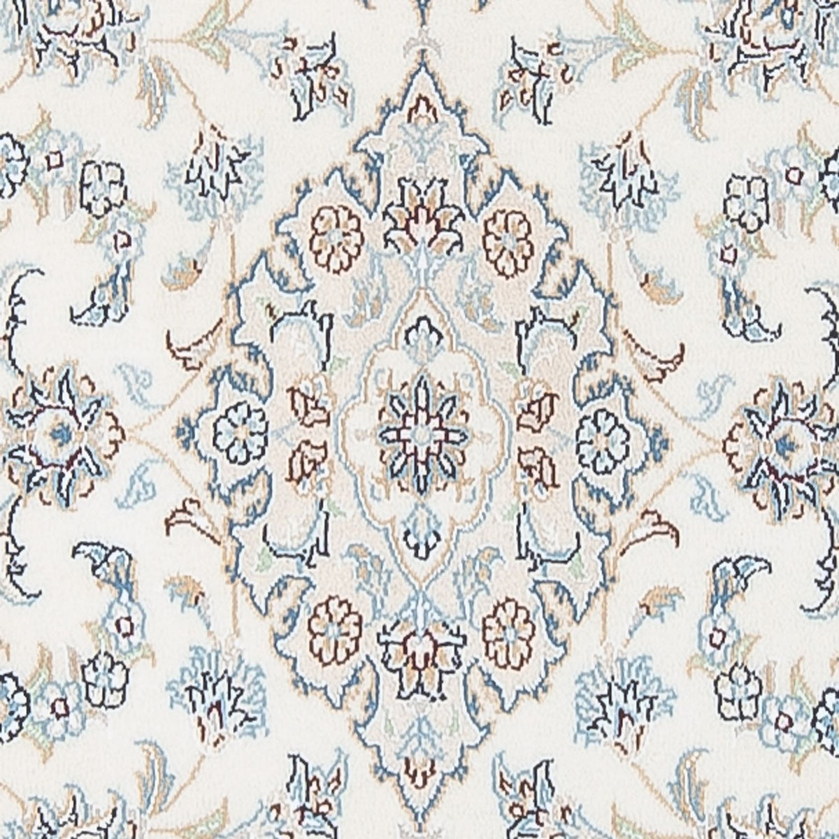 Biegacz Dywan perski - Nain - Premium - 308 x 80 cm - kremowy