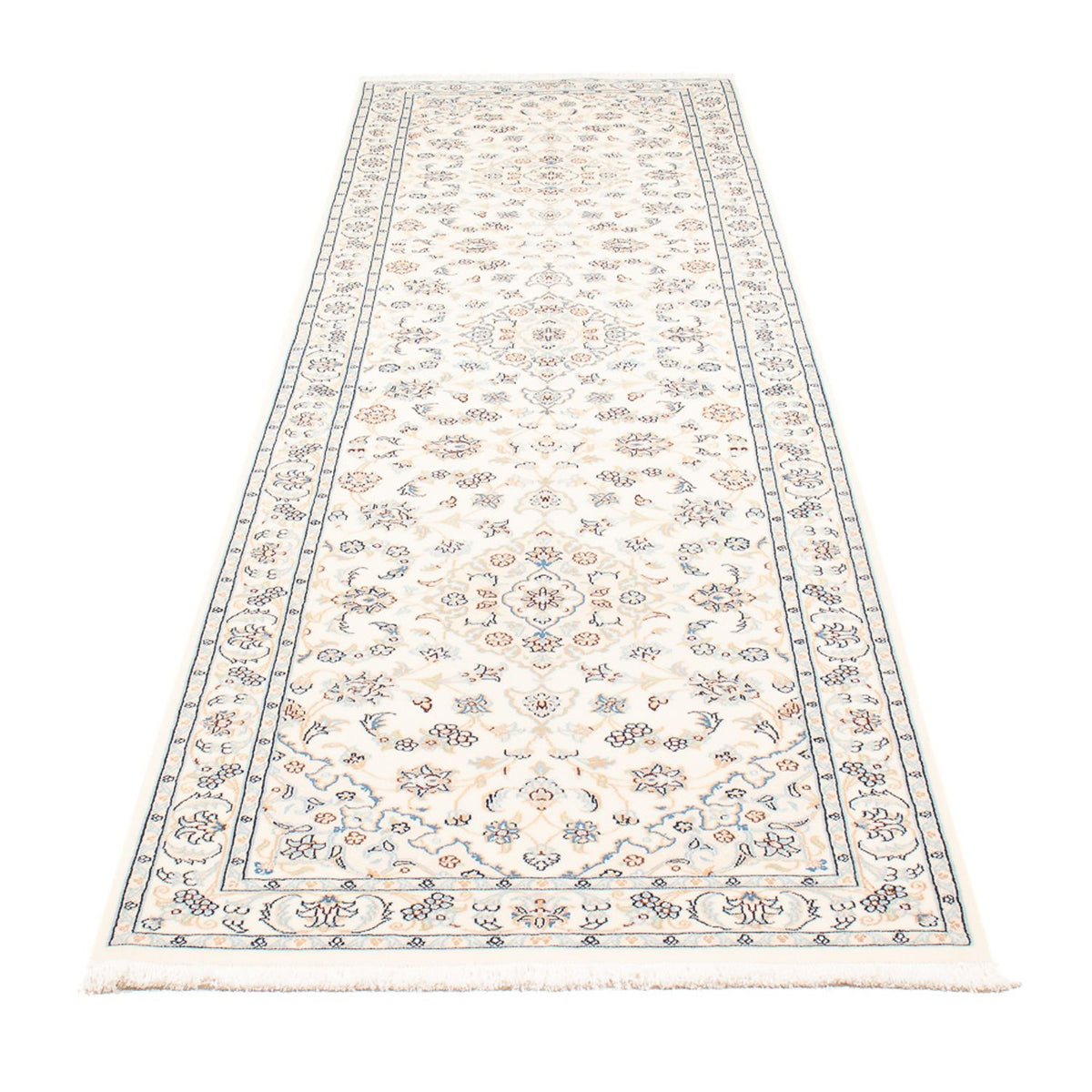 Biegacz Dywan perski - Nain - Premium - 308 x 80 cm - kremowy