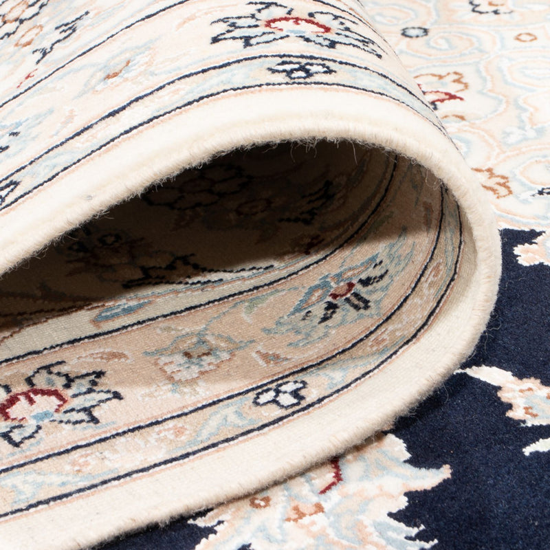 Dywan perski - Nain - Premium - 347 x 247 cm - ciemnoniebieski