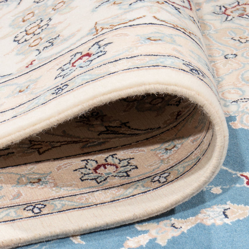 Dywan perski - Nain - Premium - 348 x 245 cm - jasnoniebieski