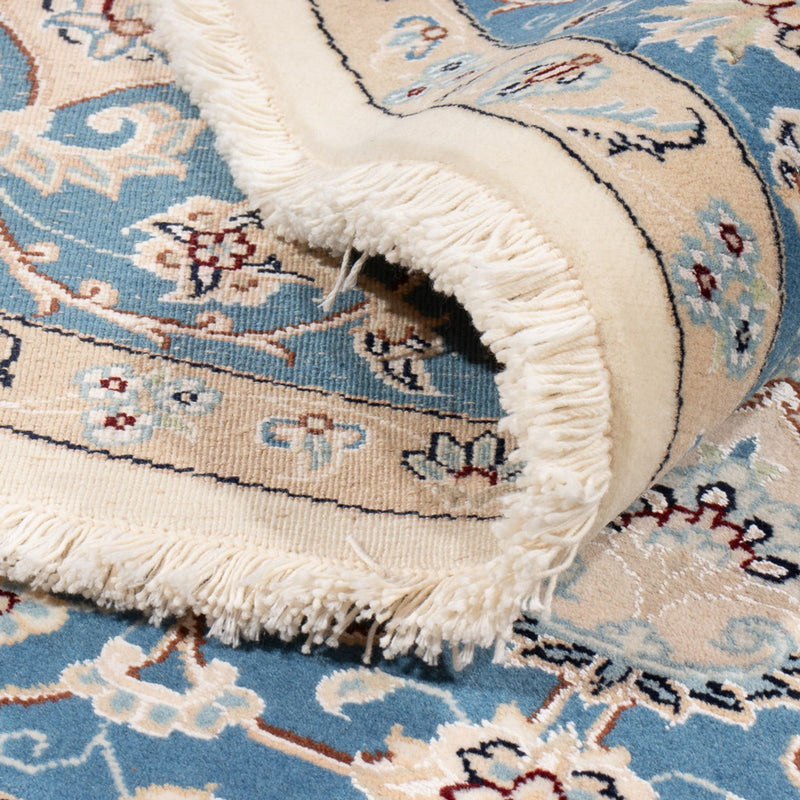 Dywan perski - Nain okrągły  - 197 x 196 cm - kremowy