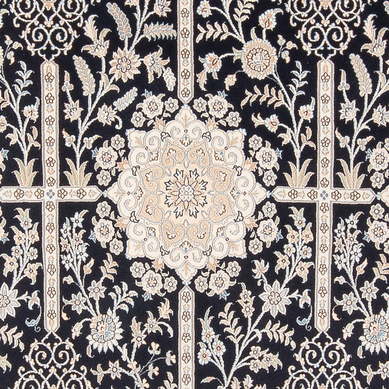 Dywan perski - Nain - Premium - 304 x 197 cm - ciemnoniebieski