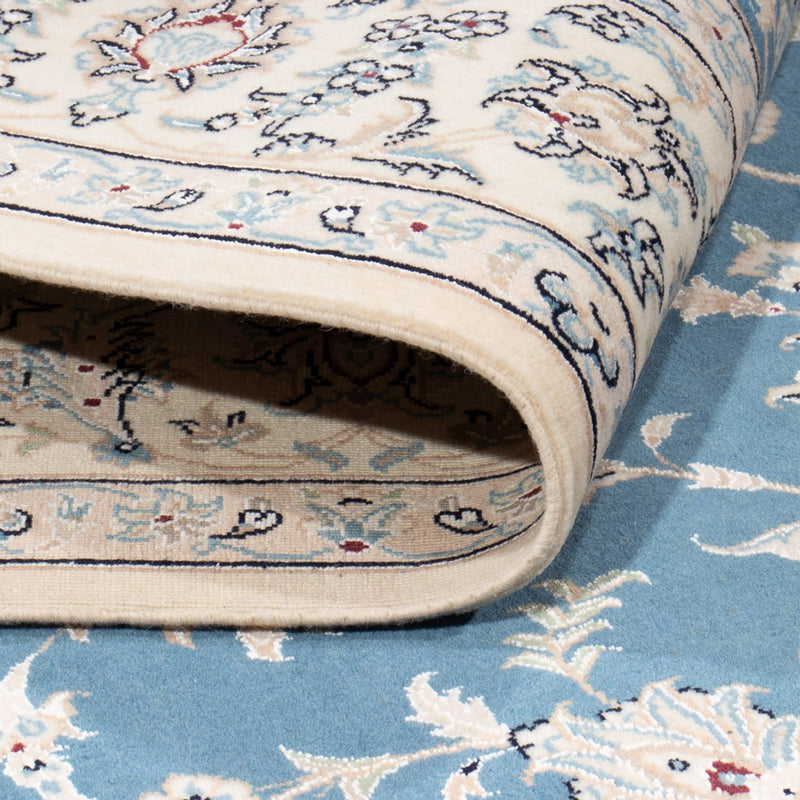 Dywan perski - Nain - 237 x 170 cm - niebieski