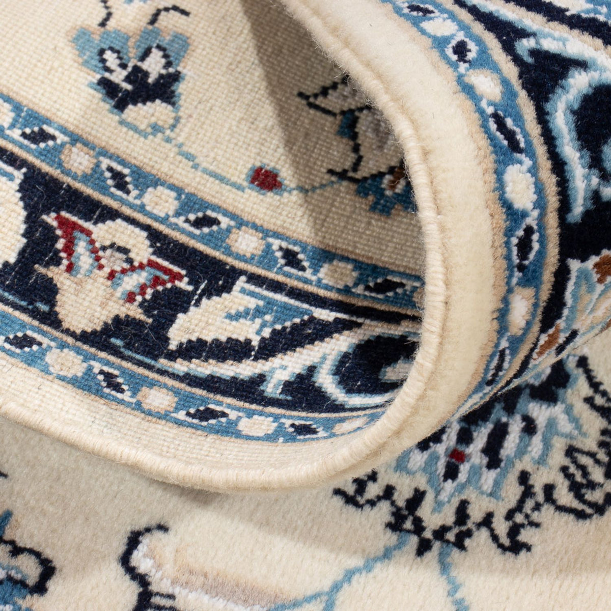 Dywan perski - Nain - 85 x 60 cm - kremowy