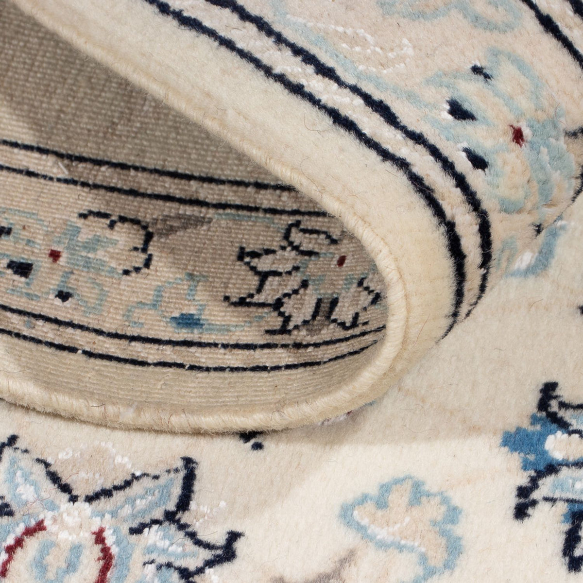 Dywan perski - Nain - 89 x 60 cm - beżowy