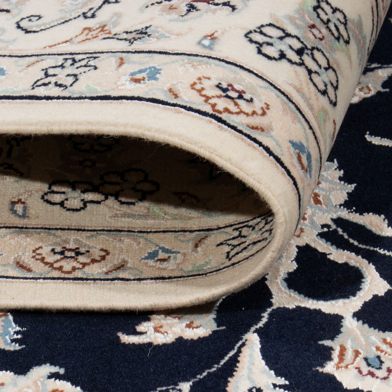 Dywan perski - Nain - 235 x 171 cm - ciemnoniebieski