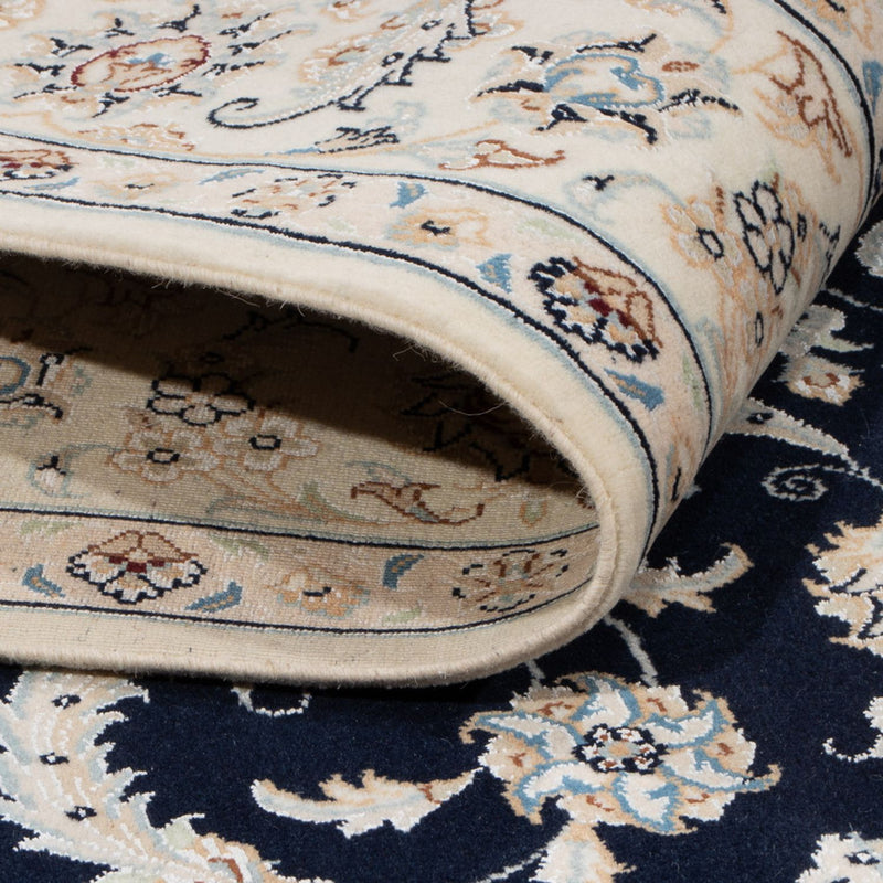 Dywan perski - Nain - 238 x 171 cm - ciemnoniebieski