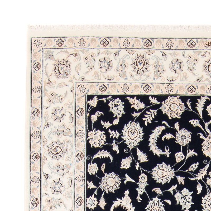 Dywan perski - Nain - 236 x 170 cm - ciemnoniebieski